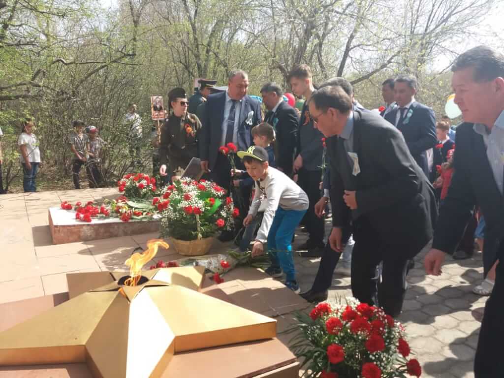 Подробнее о статье Железнодорожники Караганды празднуют День Победы.