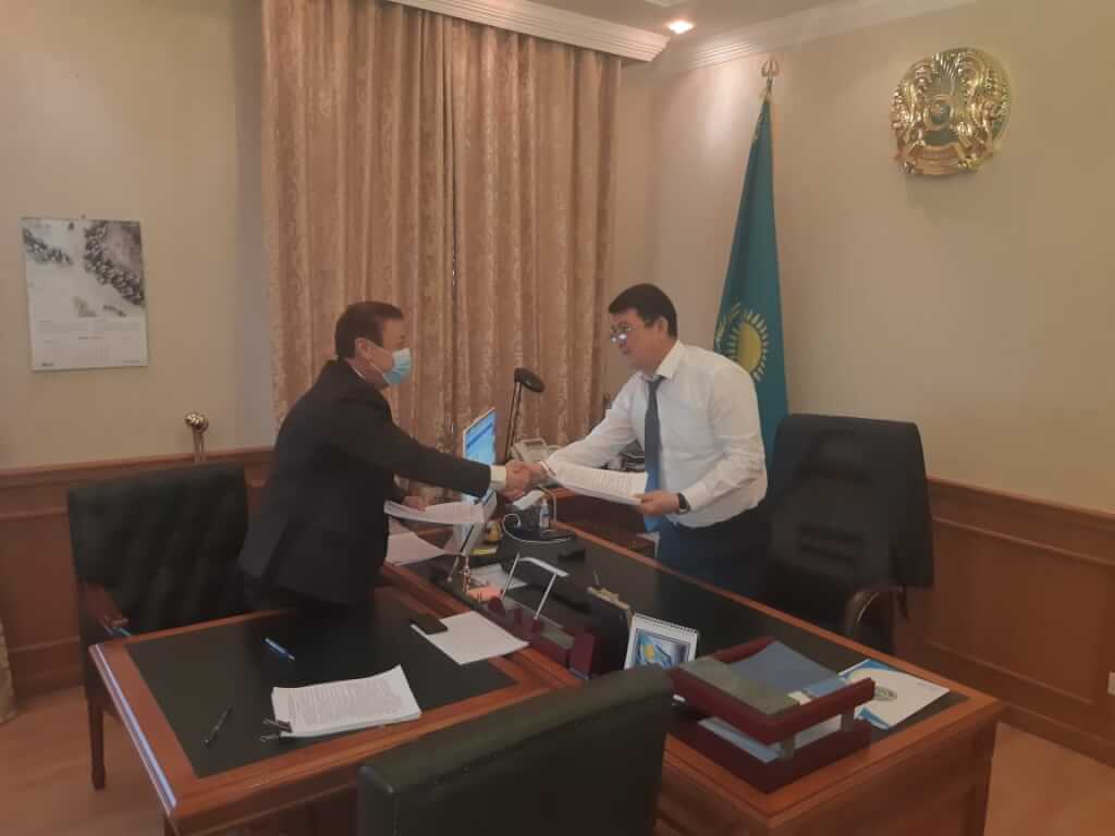 Подробнее о статье В ТОО «Военизированная железнодорожная охрана» подписан новый Коллективный договор на 2021-2023 годы