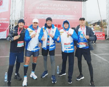 Вы сейчас просматриваете АТЛЕТЫ ҚТЖ НА ASTANA MARATHON 2022!
