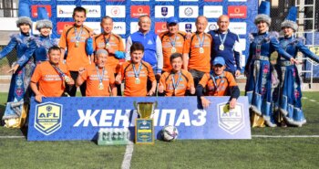 Подробнее о статье Команда ветеранов «КТЖ-ПРОФСОЮЗ»-чемпион Казахстана