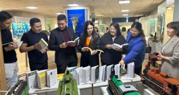 Подробнее о статье Выставка современных книг прошла в КТЖ
